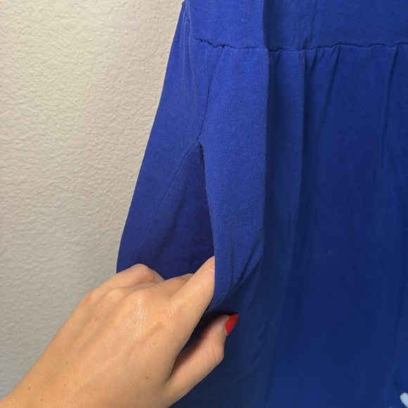 Blue Romper with Tie Straps Culture Code size small - Picture 5 of 6